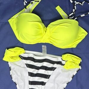 Womens Bikini 2 Piece Push up, Large NEW